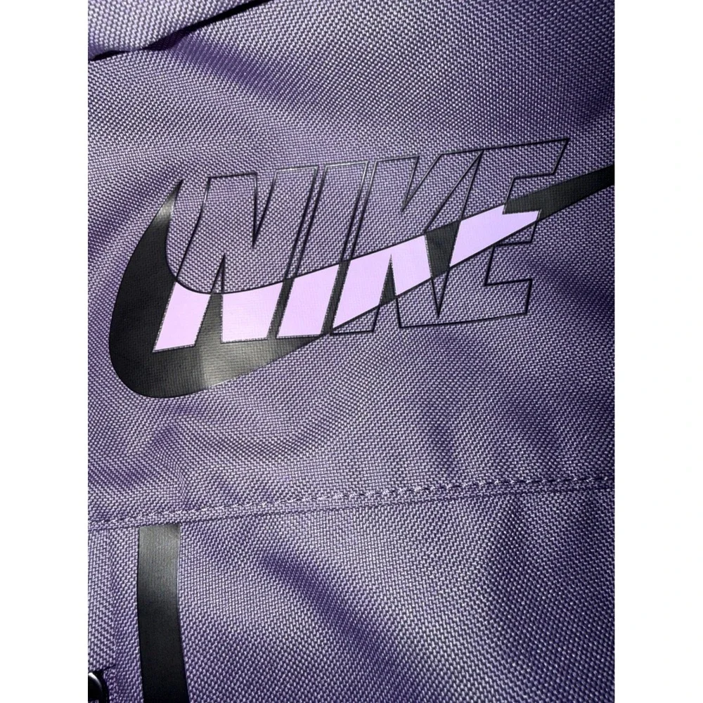 Nike Elemental Backpack Mens OS Purple Excellent Futura Logo School Gym Bag